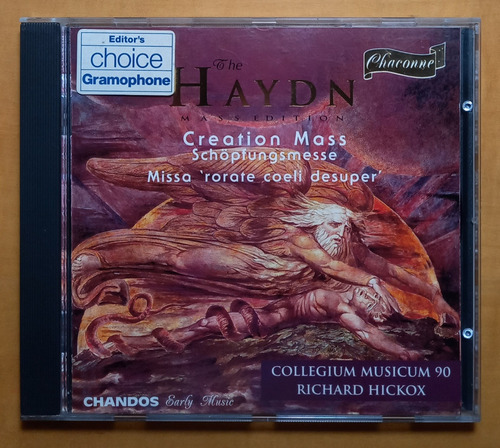 Haydn Misas 3 Rorate Coeli Desuper & 13 Creacion Hickox 