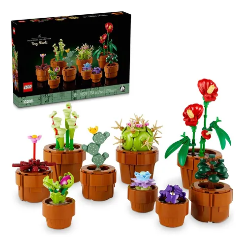 Lego Icons Botanical Collection Plantas Diminutas 758 10329