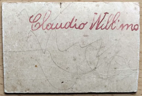 Foto Albúmina Claudio Williman Presidente Uruguayo 1907-11