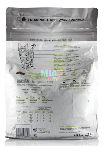Imagen 2 de 6 de Alimento Nupec Indoor Gato Adulto Pollo Salmon Arroz 1.5k