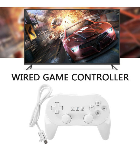 Controlador De Jogo Com Fio Clássico Para Nintendo Wii Joy