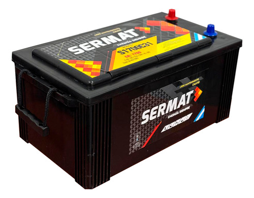 Bateria Sermat 12x220 Amp Camión Colectivo Grupo Electrógeno Derecho