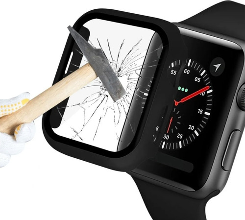 Protector + Mica Cristal Para Apple Watch 1 2 3 4 5 6 Se