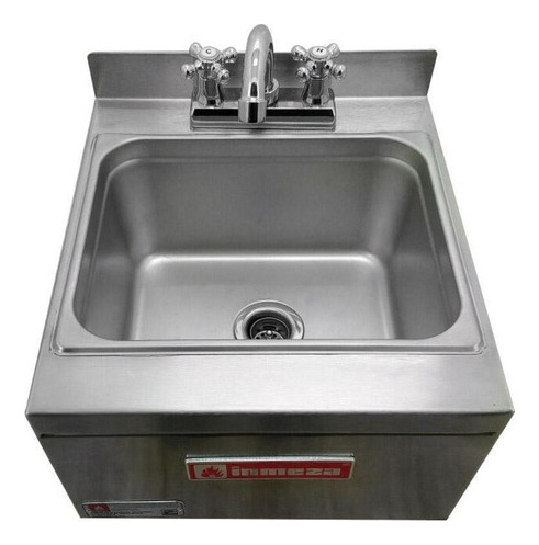 Lavamanos Pared Lavam-2 Cocina Agua Restauran Fonda Color Gris