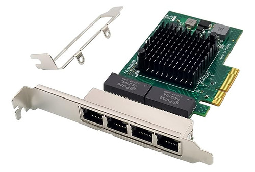 Adaptador Ethernet Pcie Gigabit Cuatro Puertos Con Netxtreme
