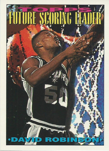 Barajita David Robinson Scoring Leader Topps 1993 #387