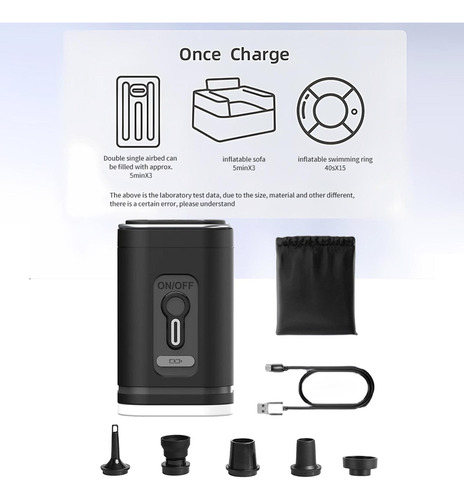 Mini Bomba De Aire Eléctrica Usb Para Juguetes De Piscina,