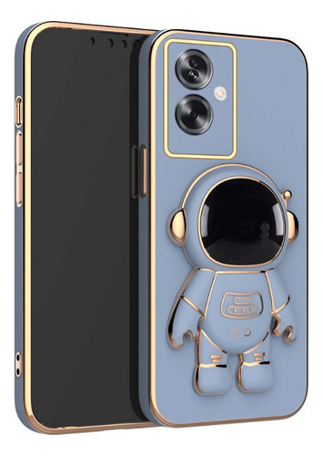 Funda Para Oppo A79 5g Reno 11f Chapado Astronauta Anillo