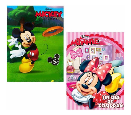 Minnie Mouse 70 Libros Colorear Mickey Mouse Libros 70 Pz