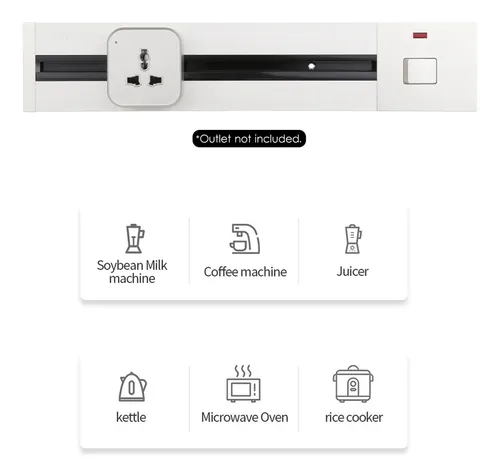 Sistema Eléctrico Extraíble Track Outlet Systems Oculto