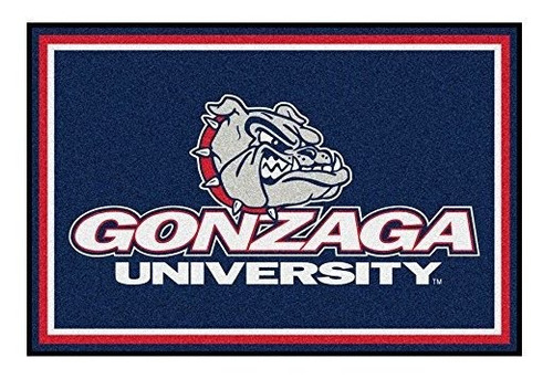 Fanmats Ncaa Universidad Gonzaga Bulldogs Nylon Face 5 X 8 A