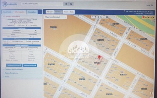 Imagem 6 de 6 de Terreno À Venda, São Cristóvão - Cascavel/pr - 11535