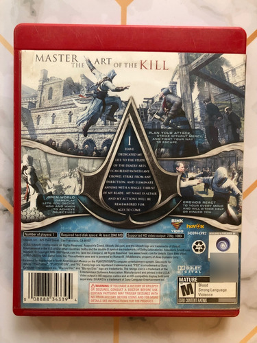 Assasins Creed / Ps3 (Usado)