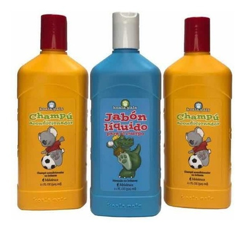 Shampoo Acondicionador Y Jabón Cuerpo Para Niños Melaleuca 3