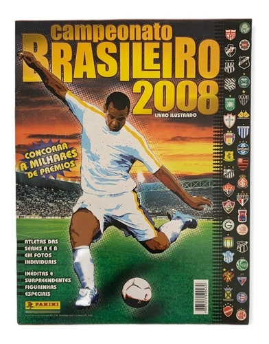 Álbum Campeonato Brasileiro 2008 - Completo P Colar -frete G