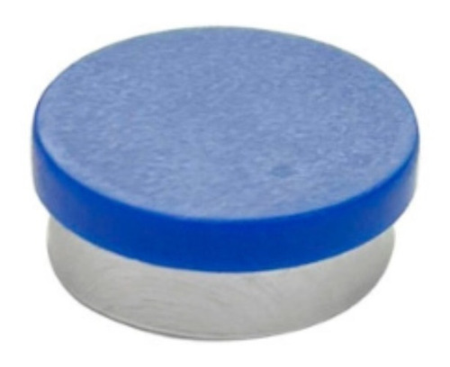 Selo Flip Off 20mm (100 Unidades) Sabor Azul Escuro Reto