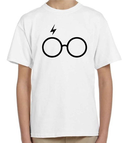 Remera Niños Harry Potter Rayo Leviosa 100% Algodon