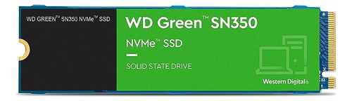 Disco Ssd Western Digital Sn350 480gb Green M.2 Nvme Mg
