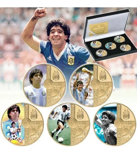 Coleccion Futbol Maradona Con Estuche