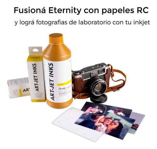 Tinta Eternity By Art-jet Inks® Para Epson L805 L810 L1800 Tinta Amarillo
