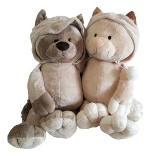 Peluche Gato Snow Cat Pareja