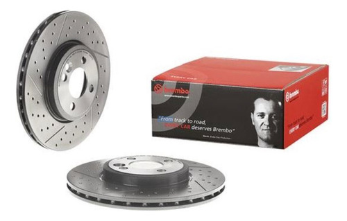 Par Discos Freno Delant Para Mercedes Benz X250d 2018 2021