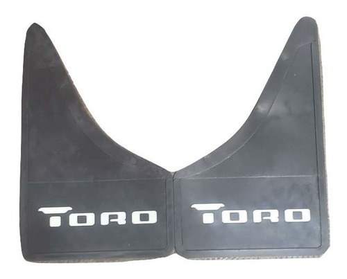 Par (x2) Barrero De Goma Pesada Para Fiat Toro