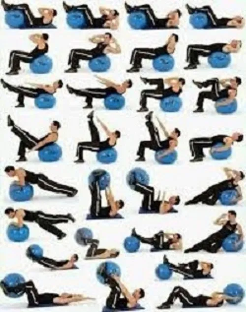 Pelota Esferodinamía 65cm Pilates Yoga