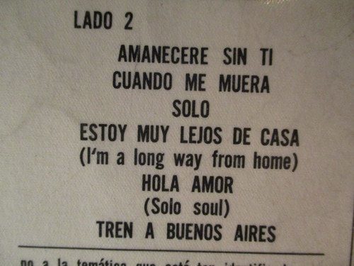 Imagen 3 de 5 de Palito Ortega En Nashville (rca Victor Avl-3661)