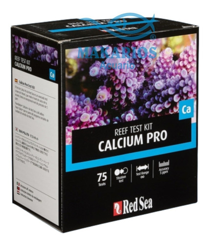  Calcium Pro 75 Tests Red Sea Calcio Peces Acuario Marinos 