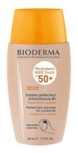 Protetor Solar Facial Photoderm Nude Touch Fps50+ Cor Claro