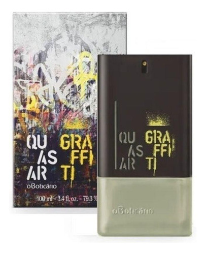 Perfume Masculino Desodorante Colônia 100ml Quasar Graffiti