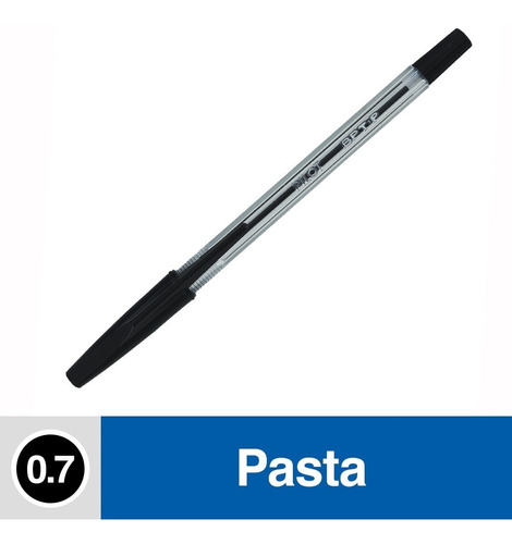 Caja Pilot Lápiz Pasta Bepete 0.7 Negro  12 Unidades