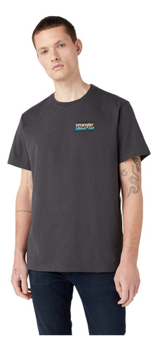 Polera Hombre Graphic Tee Faded Black