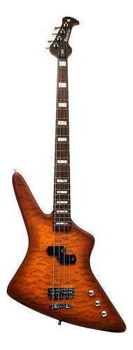 Bajo Eléctrico Warwick Adam Clayton 4 Sunburst Color Marrón Orientación De La Mano Diestro