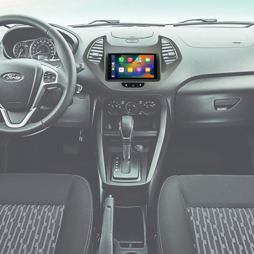 Kit Central Multimidia Mp5 Ford Ka 2019 A 2021 Cinza