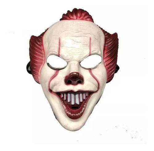 Máscara De Halloween Payaso Pennywise Plástico Resistente 