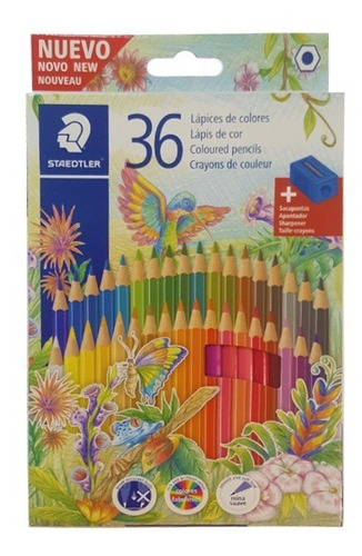 Staedtler 20589 Lápices De Colores X36 + Sacapuntas