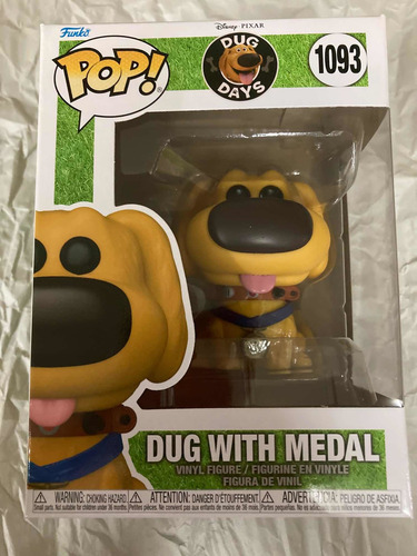 Dug With Medal 1093 Up Disney Pixar Carl Russel Funko Pop