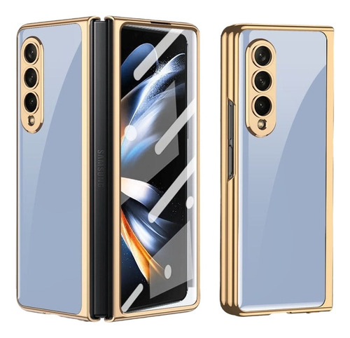 Tempered Glass Case For Samsung Galaxy Z Fold 4 Anti