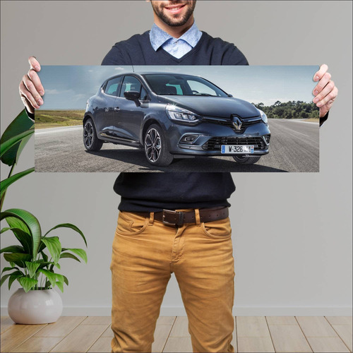 Cuadro 30x80cm Auto 2016 Renault Clio Auto 94