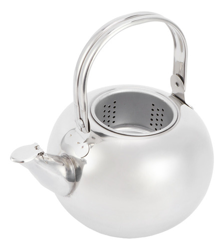 # 304 Stainless Steel Silver Teapot With Flat Bottom I