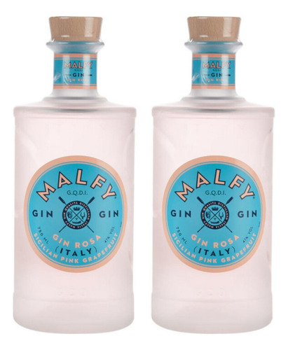 Pack De 2 Ginebra Malfy Rosa 750 Ml