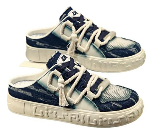 Sandalias Hombres Con Plataforma Casuale Cómodo Transpirable