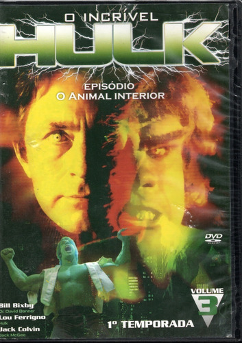 Dvd O Incrível Hulk - Primeira Temporada - O Animal Interior