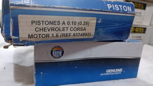 Pistones A 0.10 (0.25) Chevrolet Corsa Motor 1.6 9374892