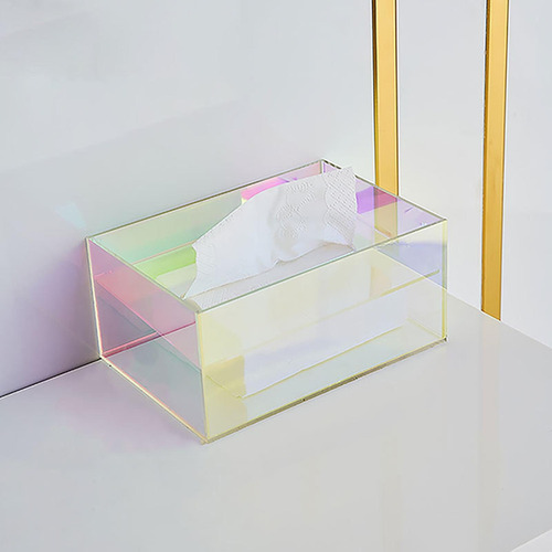 Caja De Pañuelos De Acrílico Transparente Caja