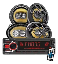 Comprar Kit Autoestéreo Car329+bocinas 6x9+bocinas 6 1\u002F2 Soundstream