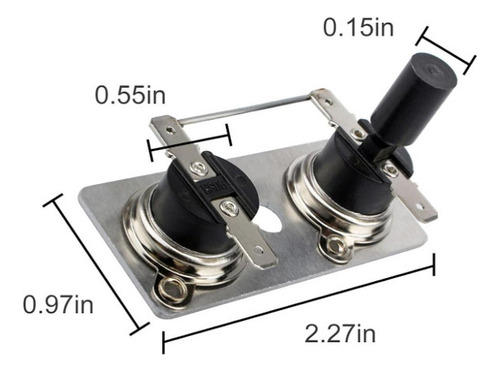 Rv Hot Hot Water Termostat Interruptor 232306 Reemplazo De