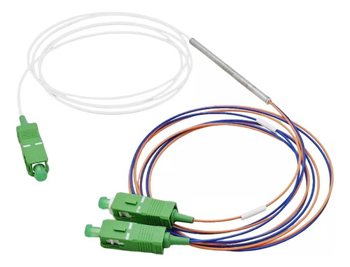Splitter Fibra Optica 1x2 Conectorizado Sc/apc X 10 Unidades